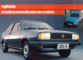 Gol S 1986; no canto superior direito o modelo BX da imagem anterior (fonte: Jorge A. Ferreira Jr.).