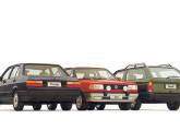 A família BX – Voyage, Gol GTi e Parati – reestilizada em 1991.    