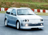 Conceito EDP 200, desenvolvido a partir da Parati; com 200 cv, foi exposto no Salão do Automóvel de 1996 (fonte: portal blogdocarelli).