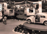 Detalhe do stand da Volkswagen no I Salão do Automóvel, em 1960 (fonte: Paulo Roberto Steindoff).