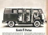 Propaganda de dezembro de 1961 para a Kombi de seis portas.