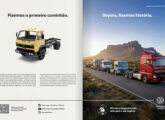 Publicidade de março de 2026 comemorando os 45 anos da Volkswagen Caminhões e Ônibus.