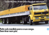 35-300: de 1991 foi o primeiro caminhão pesado da Volkswagen (fonte: Jorge A. Ferreira Jr.).
