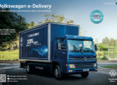 Delivery elétrico em publicidade de abril de 2022.