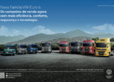 Toda a linha de caminhões Volkswagen chegou a 2023 com motores Euro 6; a publicidade é de abril.