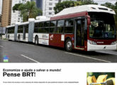 Um biarticulado com carroceria Caio Mondego ilustra esta publicidade de 2009 para o moderníssimo chassi B9SALF (fonte: Jorge A. Ferreira Jr.).