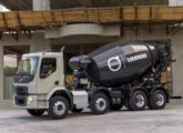 Volvo VM Light Mixer equipado com betoneira Liebherr 26% mais leve.