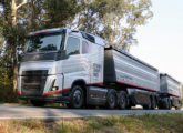 Efficiency Concept Truck - rodotrem conceitual desenvolvido no Brasil e apresentado pela Volvo em setembro de 2021 (fonte: Jorge A. Ferreira Jr.).