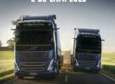 Propaganda de fevereiro de 2025 comemorando os quatro troféus obtidos pela Volvo no Prêmio Lótus 2025.