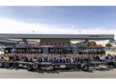 Em 8 de maio de 2025 a Volvo concluiu a fabricação do primeiro chassi biarticulado elétrico do país; a fábrica de Curitiba será responsável por seu fornecimento a todo o mercado mundial.