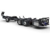 Chassi rodoviário B320R 6x2 B100 Flex, apto a operar com qualquer proporção de mistura de biocombustível com diesel, lançado no início de 2026.