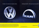 Anúncio de abril de 2009 participando a incorporação da VWCO à alemã MAN. 