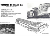 Motorscraper Tournapull 222, já com a marca Wabco, em anúncio da Tratores do Brasil (fonte: site hm-museum).
