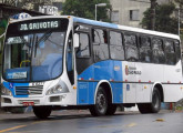 Modelo midi WB 9.6 (9,6 m de comprimento) sobre chassi Agrale operando no transporte urbano de São Paulo (SP) (foto: Bruno G. Taubert / onibusbrasil). 