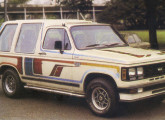 Com duas portas, esta foi uma das quatro opções de caminhonetes "panorâmicas" Walk sobre picape D-20 disponíveis em 1986-87.      