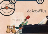 Embora menos comum, o primeiro Aero-Willys podia receber pintura monocromática, conferindo-lhe maior elegância e reduzindo visualmente a altura; a propaganda é de dezembro de 1960.