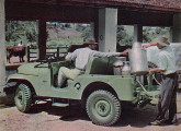 Jeep Universal na coleta de leite (propaganda de 1958).    