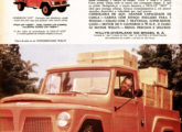 Propaganda de lançamento da picape Jeep, publicada em dezembro de 1960.