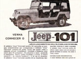 Publicidade de 1962 para o Jeep 101 (fonte: Jorge A. Ferreira Jr.).