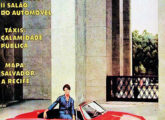 Capa da edição 17 da revista 4 Rodas, ilustrada pela maior estrela do II Salão do Automóvel (fonte: Jorge A. Ferreira Jr.).