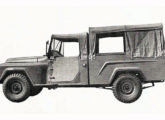 Picape Willys militar, ou "camioneta ¾ t 4x4", no jargão militar (fonte: Carlos Meccia / autoentusiastas).
