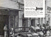 Duas propagandas de 1964 para o Jeep 101: na versão de duas portas...