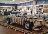 O esqueleto de um modelo em escala 1:1 é construído no Departamento de Estilo da Willys em 1964 (fonte: Manchete).