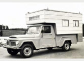 Pioneira proposta de motorhome tipo "camper" para a picape Jeep 1966 (fonte: Jorge A. Ferreira Jr.).