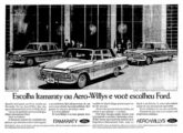 Aero-Willys e Itamaraty em anúncio de jornal publicado pela Ford em março de 1969 (fonte: Ivonaldo Holanda de Almeida).