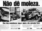 De abril de 1969 é esta outra propaganda Ford para a linha Jeep.