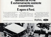 Propaganda Ford para a Rural 1969.