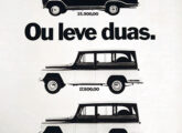 inteligente publicidade da Ford confrontando sua Rural com a Chevrolet Veraneio, de sua arqui-rival GM (fonte: Walter Manfredi).