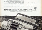 Publicidade Jeep amplamente divulgada pela Willys entre 1957 e 1958.