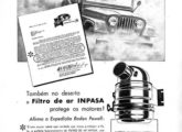 De dezembro de 1957 é esta propaganda de um fabricante brasileiro de filtros de ar, valendo-se da aventura dos estudantes para divulgar seus produtos.