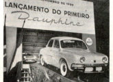 Cerimônia de lançamento do Renault Dauphine, em 12 de novembro de 1959.