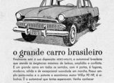 Publicidade de jornal para o Aero-Willys 1960 (fonte: Jorge A. Ferreira Jr.).