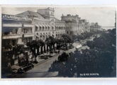 Um ônibus-zepelim circula pela avenida 15 de Agosto em cartão postal de Belém (PS) (fonte: Ivonaldo Holanda de Almeida).