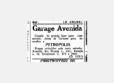 Publicado no Correio da Manhã de 24 de agosto de 1929, este anúncio é a última referência à Garage até agora identificada em nossas pesquisas.