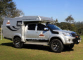 Toyota Hilux equipada com camper Duaron Pop-Up.