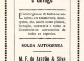 Anúncio de março de 1918, registrando que "constroem-se carrosseries de todas as especies".