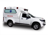 Ambulância Chevrolet S10.