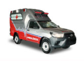 Ambulância Toyoya Hilux.