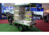 Também triciclos motorizados são equipados como food-truck pela FAG, como este, para a Açaí Forest.