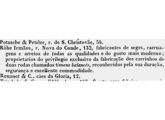 Primeiro anúncio inserido pela Röhe & Irmãos no Almanak Laemmert; a peça seria anualmente reproduzida, de 1850 até 1869.