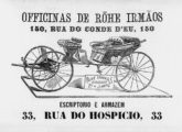 Troles - uma das especialidades da Röhe - em anúncio também de 1882.