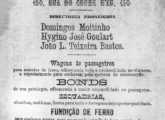 Em 1883 a Röhe & Irmãos deixava de existir, sendo suas inatalações e negócios assumidos pela desconhecida Companhia Constructora; o anúncio é de 1884.