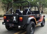 Réplica Jeep personalizada, evidenciando a qualidade da execução obtida pala Roger's Garage.