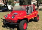 Como todos os carrinhos produzidos pela Roger's, também o buggy (aqui em versão Bombeiros) pode ser personalizado.