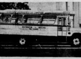 Primeiro Jaraguá Andino fabricado pela Caio Norte, em 1969: montado sobre chassi de caminhão Chevrolet, foi fornecido como ônibus escolar para um colégio do Recife (fonte: Diário de Pernambuco).
