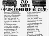 Os dez anos da Caio Norte foram objeto de diversos anúncios de parabéns de operadoras de Pernambuco, todos publicados no mesmo dia 29 de outubro de 1976, como este, da Empresa São Paulo, de Recife.